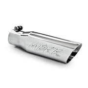 MBRP Universal Tip 3in O.D. Dual Wall Angled 2 inlet 12 length MBRP Steel Tubing