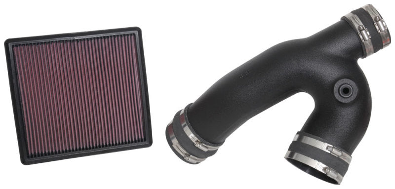 K&N 18-19 Ford F-150 EcoBoost V6-3.5L F/I Performance Air Intake System K&N Engineering Cold Air Intakes
