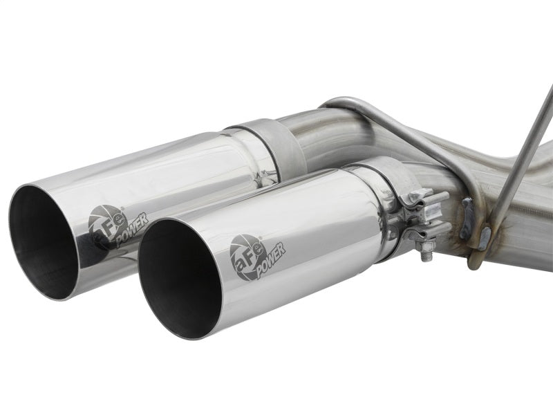aFe POWER Rebel Series 3in 409 SS Cat Back Exhaust w/ Polished Tips 17 Ford F-150 Raptor V6-3.5L aFe Catback