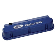 Ford Racing 289-351 Slant Edge Blue Valve Cover Ford Racing Valve Covers
