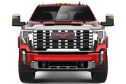 Husky Liners 99-07 Ford F-250/350/450 Super Duty Aeroskin Hood Protector - Chrome Husky Liners Hood Deflectors