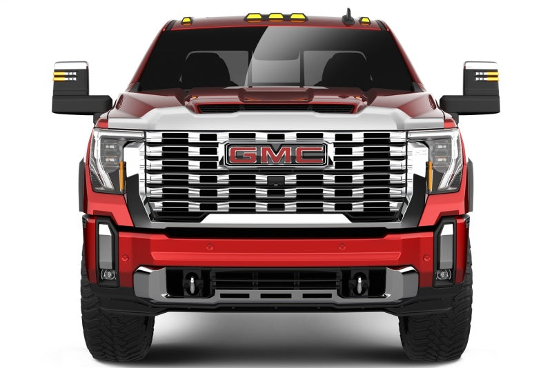 Husky Liners 08-10 Ford F-250/350 Super Duty Aeroskin Hood Protector - Chrome Husky Liners Hood Deflectors