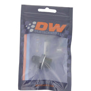 DeatschWerks 6AN Male Flare to M18 X 1.5 Male Metric Adapter (Incl Washer) - Anodized Matte Black DeatschWerks Fittings