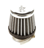 K&N Universal Chrome Filter 1 3/8 inch FLG / 2 1/2 inch Base / 2 inch Top / 2 1/4 inch Height K&N Engineering Air Filters - Universal Fit