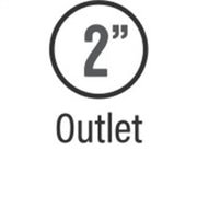 MagnaFlow Muffler Mag SS 4X4x14 2/2 2inch core Magnaflow Muffler