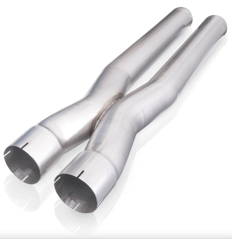 Stainless Works 3in X-Pipe (Parallel) w/ 4.125in Center-to-Center - 3in ID Expanded Inlets Stainless Works Connecting Pipes