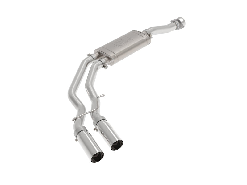 aFe Rebel 3in 409 SS Cat-Back Exhaust 2021 Ford F-150 V6 2.7L/3.5L (tt)/V8 5.0L w/ Polished Tips aFe Catback