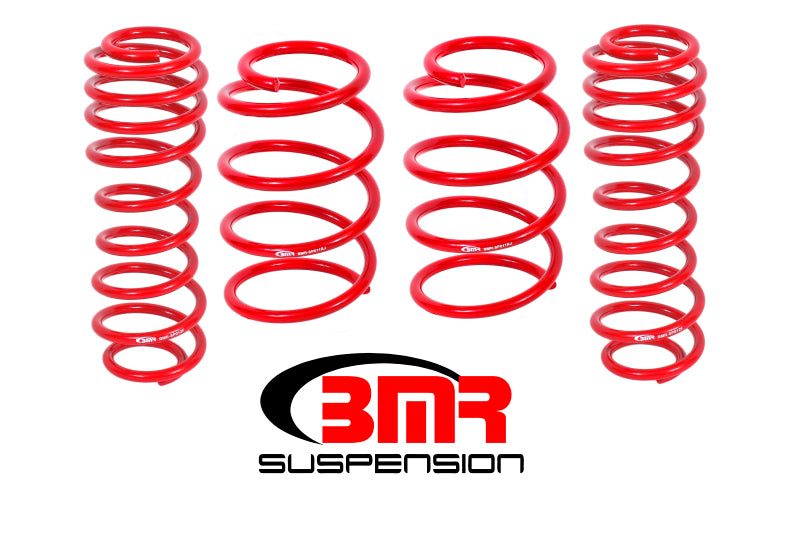 BMR 05-14 S197 Mustang GT Performance Version (Set Of 4) - Red BMR Suspension Lowering Springs