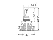 Oracle H10 4000 Lumen LED Headlight Bulbs (Pair) - 6000K ORACLE Lighting Bulbs