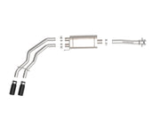 aFe Rebel 3in 409 SS Cat-Back Exhaust 2021 Ford F-150 V6 2.7L/3.5L (tt)/V8 5.0L w/ Black Tips aFe Catback