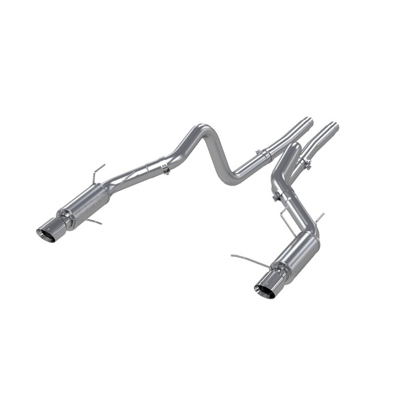 MBRP 11-14 Ford Mustang GT 5.0L Dual Split Rear Race Version AL 3in Cat Back Exhaust System MBRP Catback