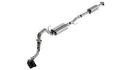 Borla F-150 2021 5.0L 4dr CC SB EC STB Lariat/KR/Pltnm/LTD 3/2.25 DSE Cat-Back Touring BLK CHR Tips Borla Catback