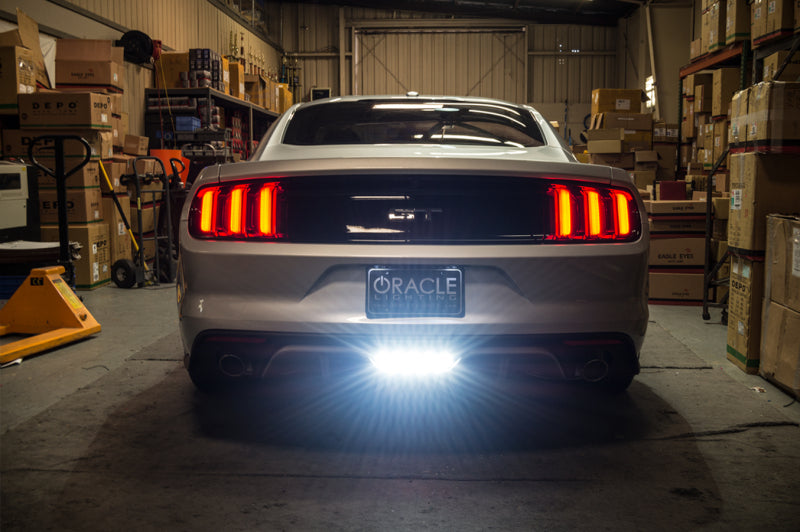 Oracle 15-17 Ford Mustang High Output LED Reverse Light - Clear ORACLE Lighting Tail Lights