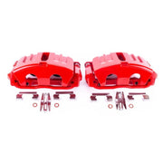 Power Stop 05-13 Chevrolet Corvette Front Red Calipers w/Brackets - Pair PowerStop Brake Calipers - Perf