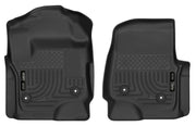 Husky Liners 2017 Ford F250 Crew Cab Vinyl X-Act Contour Black Floor Liners Husky Liners Floor Mats - Rubber
