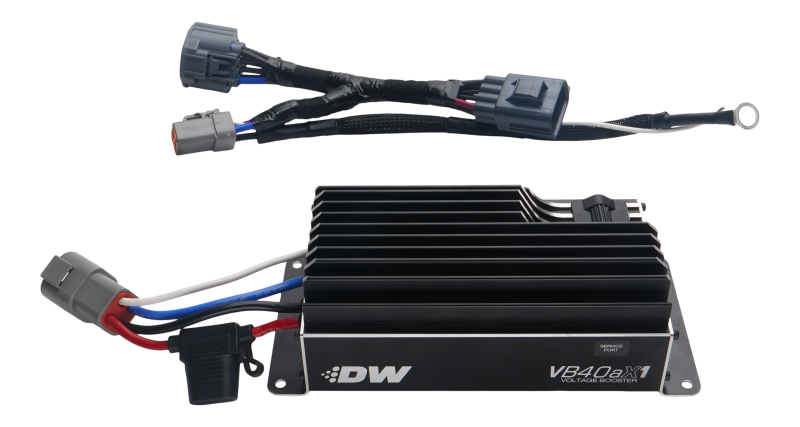 DeatschWerks VB40AX1 Voltage Booster with Plug-N-Play Harness for 10-25 Ford Mustang DeatschWerks Fuel Pumps