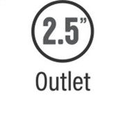 MagnaFlow Muffler Mag SS 14X5X8 2.5X2.5 C/C Magnaflow Muffler