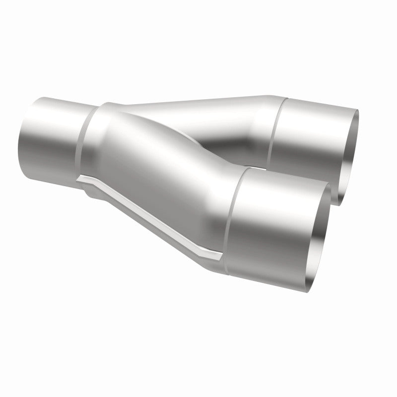 MagnaFlow Universal Trans Y-Pipe All SS 4inch (Dual) 3.5inch (Single) x 13inch (Overall) Magnaflow Catalytic Converter Universal