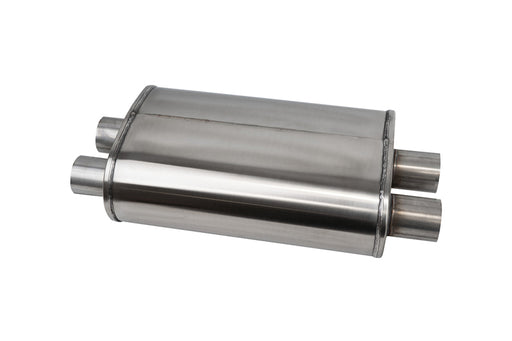 Corsa PRO-Series Tuned 304SS Muffler 2.5in Dual Inlet/Outlet - 22.25in OAL CORSA Performance Muffler