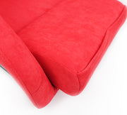 NRG FRP Bucket Seat ULTRA Edition - Large (Red Alcantara/Gold Glitter Back) NRG Race Seats