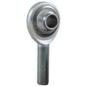 QA1 PCY Series 2-Pc Rod End - Male/Left Hand - .5in Bore x 5/8-18 - Hi-Misalign - Steel w/PTFE QA1 Tie Rods