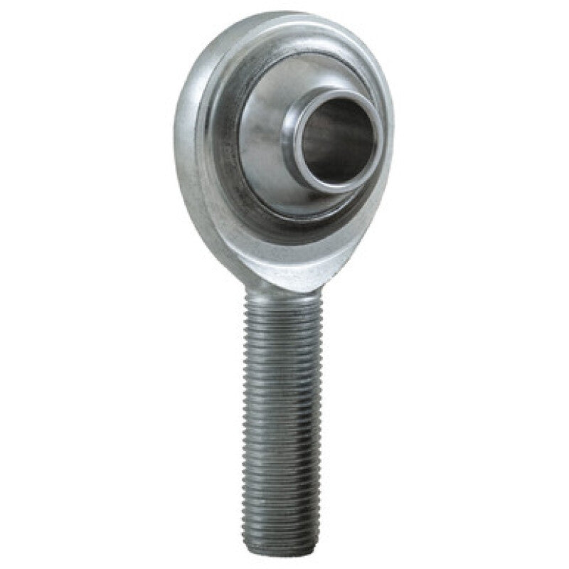 QA1 PCY Series 2-Pc Rod End - Male/Left Hand - .5in Bore x 5/8-18 - Hi-Misalign - Steel w/PTFE QA1 Tie Rods