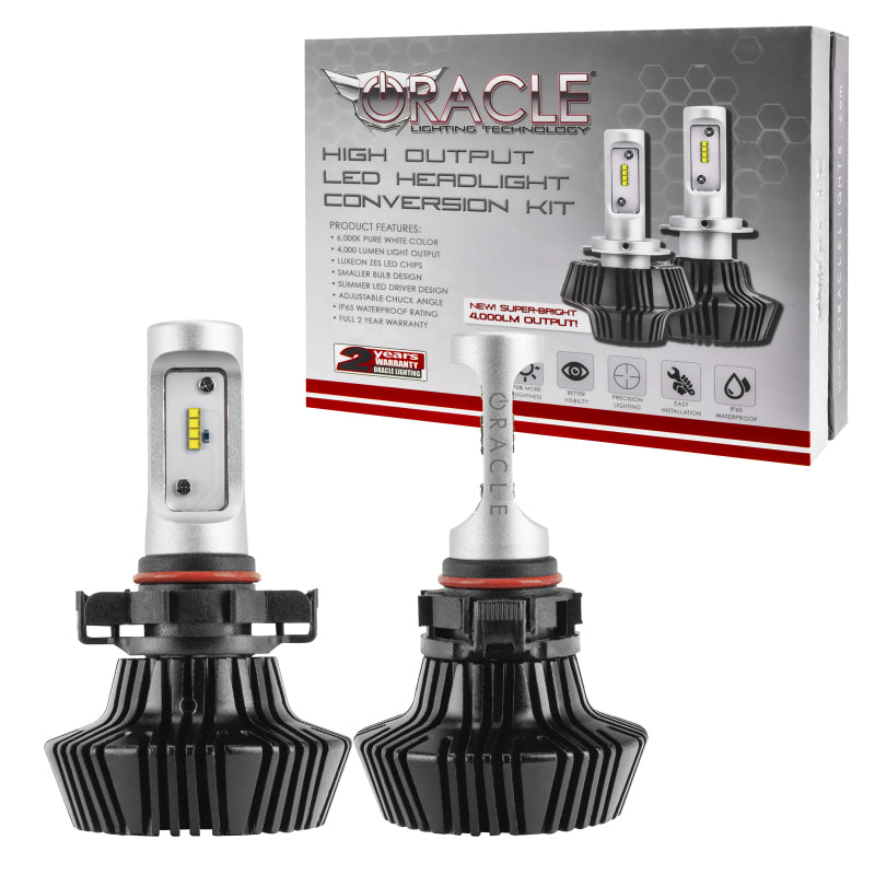 Oracle PSX24w/ 2504 4000 Lumen LED Headlight Bulbs (Pair) - 6000K ORACLE Lighting Bulbs