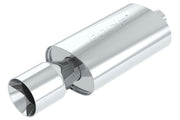 Borla Wailtail Oval 2-1/4in x 5in Side Round Out Boomer Muffler Borla Muffler