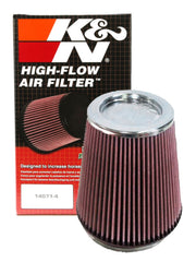 K&N Universal Air Filter 6in Flange ID x 7.5in Base / 5in OD Top x 8in H K&N Engineering Air Filters - Universal Fit