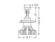 Oracle H4 4000 Lumen LED Headlight Bulbs (Pair) - 6000K ORACLE Lighting Bulbs