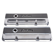Edelbrock Valve Covers Elite II Ford FE 1958-76 Polished Edelbrock Valve Covers