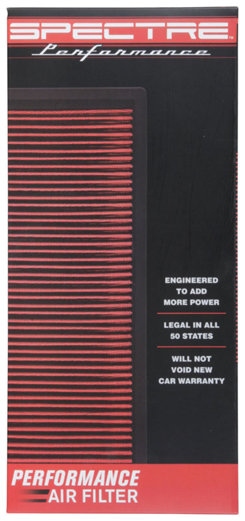 Spectre 2007 Chevy Camaro 3.8L/5.7L V6/V8 F/I Replacement Panel Air Filter Spectre Air Filters - Drop In