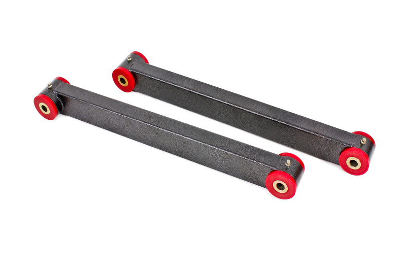 BMR 05-14 S197 Mustang Non-Adj. Boxed Lower Control Arms (Polyurethane) - Black Hammertone BMR Suspension Control Arms