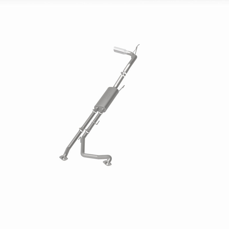 MagnaFlow CatBack 07-15 Nissan Titan V8 LGAS/LFLEX Single MF Polished Stainless Exhaust