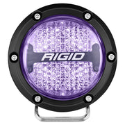 Rigid Industries 360-Series 4in LED Off-Road Diffused Beam - RGBW Backlight (Pair) Rigid Industries Light Bars & Cubes