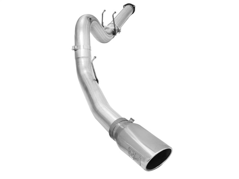 aFe Atlas Exhausts 5in DPF-Back Aluminized Steel Exhaust 2015 Ford Diesel V8 6.7L (td) Polished Tip aFe DPF Back