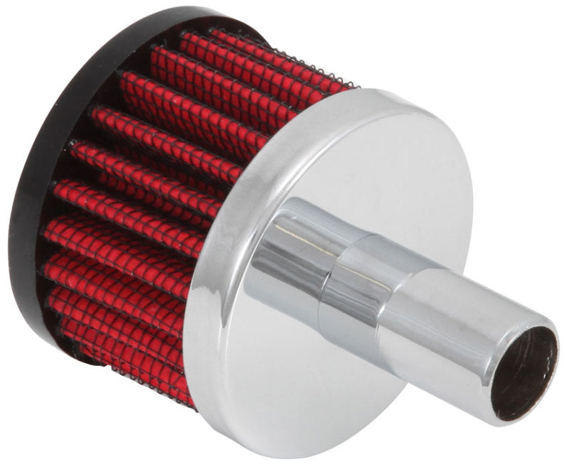 K&N Steel Base Crankcase Vent Filter .625in Vent OD x 2in OD x 1.5in Height K&N Engineering Air Filters - Universal Fit