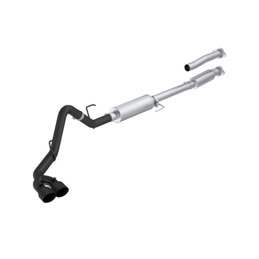 MBRP 21-26 Ford F-150 3in Cat Back Single Side Exit Exhaust - Black MBRP Catback