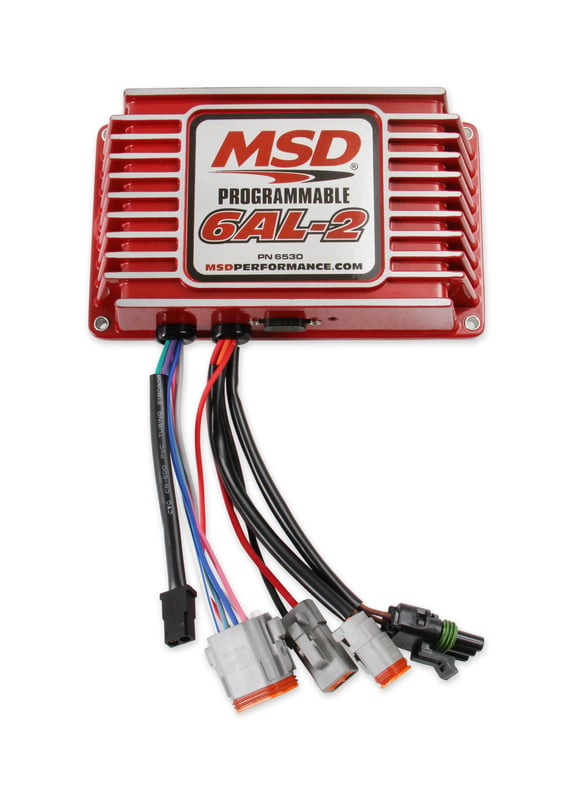 MSD Digital Programmable 6AL-2 - Red 6530 MSD Autoparts