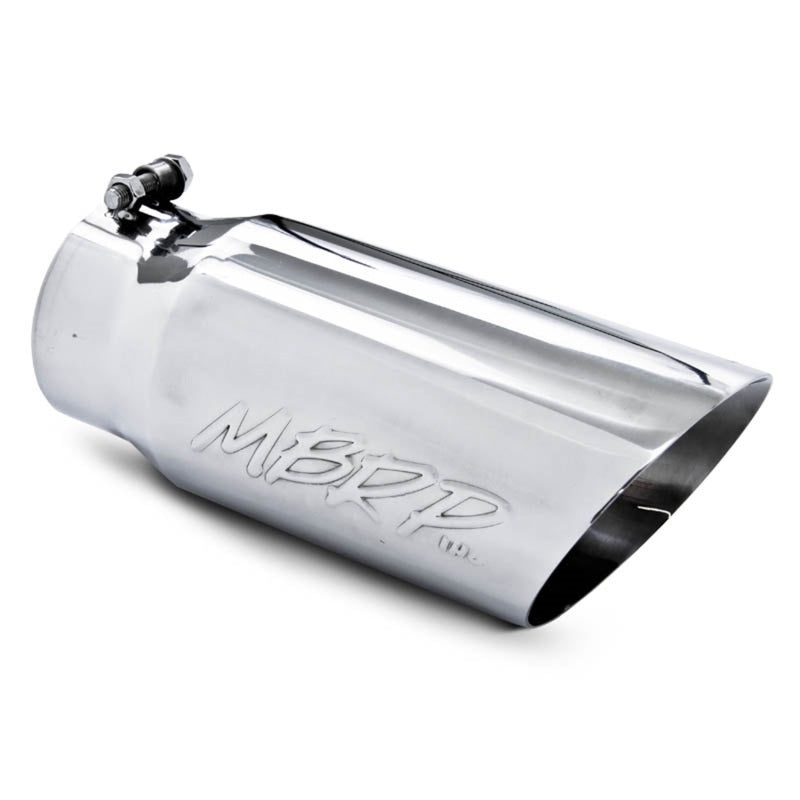 MBRP Universal Tip 5 O.D. Dual Wall Angled 4 inlet 12 length MBRP Steel Tubing