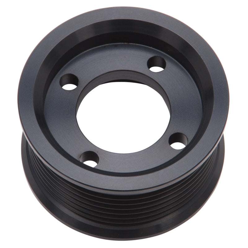 Edelbrock Pulley SC E-Force 2 625In 8 Rib Black Edelbrock Supercharger Pulleys