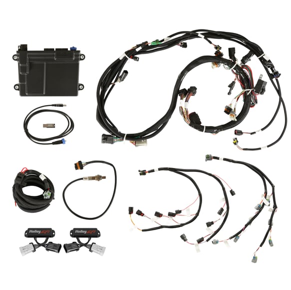 Ford Coyote Ti-VCT Capable HP EFI Kit, NTK O2 550-628N HOLLEY Autoparts