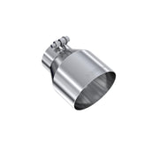 MBRP Universal T304 Stainless Steel Tip, 3in ID / 5in OD Out / 6.5in Length / Angle Cut Single Wall MBRP Tips