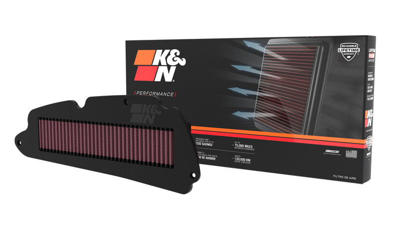 K&N 21-22 Honda Forza 300/350 Replacement Air Filter K&N Engineering Air Filters - Direct Fit