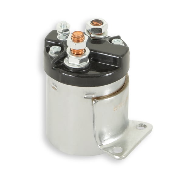 Starter Solenoid Replaces 71469-65B - Fits 4 speed models from 67-88 - Chrome finish 40111C ACCEL Autoparts