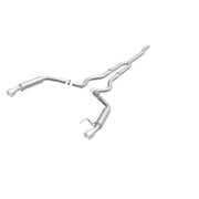 MagnaFlow Cat-Back 15-16 Ford Mustang 2.3L L4 Competition SS 3in Dual Split Rear 4.5in Black Tips Magnaflow Catback