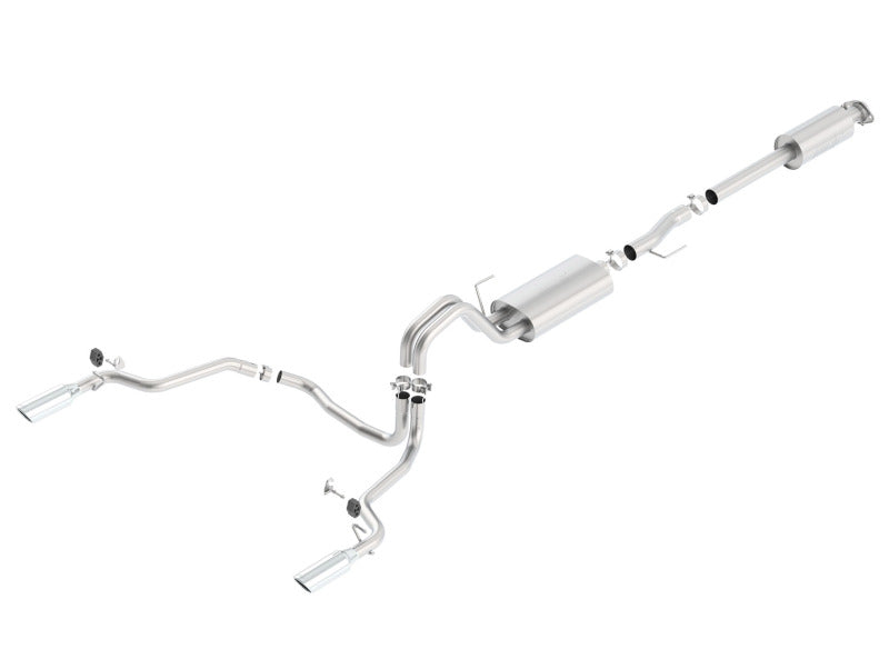 Borla 15-16 Ford F-150 3.5L EcoBoost Ext. Cab Std. Bed Catback Exhaust S-Type Single Split Rear Exit Borla Catback