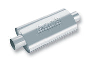 Borla XR-1 Racing Sportsman 2 1/2 inch Outlet / 2 1/2 inch Inlet 16in Case Oval Muffler Borla Muffler