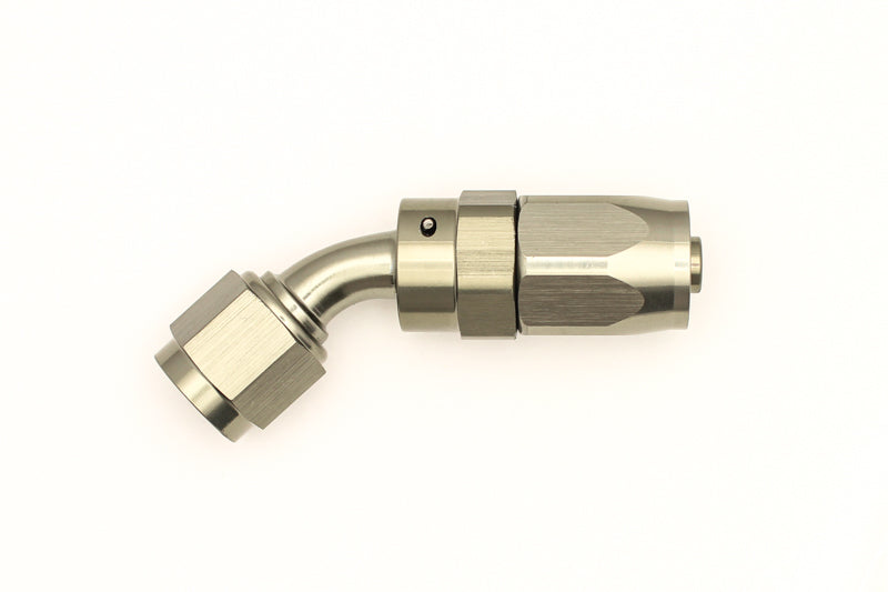 DeatschWerks 6AN Female Swivel 45-Degree Hose End CPE DeatschWerks Fittings