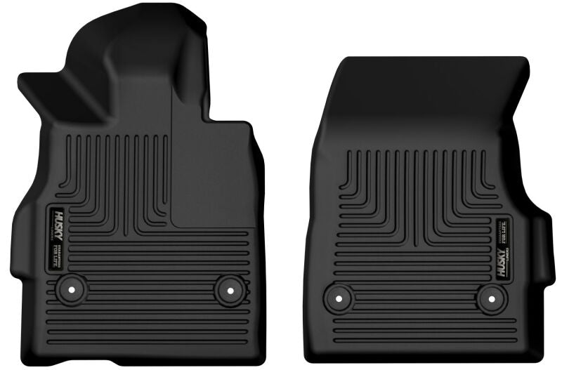 Husky Liners 20-24 Chevrolet Corvette WeatherBeater Black Front Floor Liners Husky Liners Floor Mats - Rubber